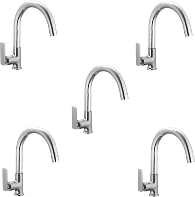 Oleanna ModelG-08 Golf Swan Neck Pillar Tap With Swivel Spout For Sink And Basin Kitchen And Bathroom (Disc Fitting | Quarter Turn | Form Flow) (Pack of 5 Pcs) Disc Faucet(Deck Mount Installation Type)
Oleanna ModelG-08 Golf Swan Neck Pillar Tap With Swivel Spout For Sink And Basin Kitchen And Bathroom (Disc Fitting | Quarter Turn | Form Flow) (Pack of 5 Pcs) Disc Faucet(Deck Mount Installation Type)