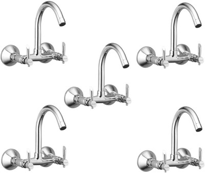 Oleanna ModelF-10 Fancy Sink Mixer With Hot & Cold Water Feature (Disc Fitting | Quarter Turn | Form Flow) (Pack of 5 Pcs) Mixer Faucet(Wall Mount Installation Type)
Oleanna ModelF-10 Fancy Sink Mixer With Hot & Cold Water Feature (Disc Fitting | Quarter Turn | Form Flow) (Pack of 5 Pcs) Mixer Faucet(Wall Mount Installation Type)