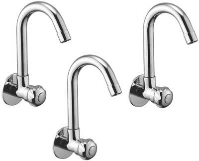 Oleanna ALCOMN-07 Moon Sink Tap With Wall Flange Sink Cock With Swivel Casted Spout Wall Mounted (Disc Fitting | Quarter Turn | Form Flow) (Pack of 3 Pcs) Compression Faucet(Wall Mount Installation Type)
Oleanna ALCOMN-07 Moon Sink Tap With Wall Flange Sink Cock With Swivel Casted Spout Wall Mounted (Disc Fitting | Quarter Turn | Form Flow) (Pack of 3 Pcs) Compression Faucet(Wall Mount Installation Type)