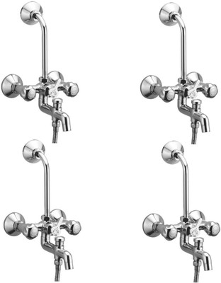 Oleanna ASCMN-11 Moon Wall Mixer 3 in 1 with 115Mm Bend Pipe and Provision for Over Head and Hand Shower (Disc Fitting | Quarter Turn | Form Flow) (Pack of 4 Pcs) Mixer Faucet(Wall Mount Installation Type)
Oleanna ASCMN-11 Moon Wall Mixer 3 in 1 with 115Mm Bend Pipe and Provision for Over Head and Hand Shower (Disc Fitting | Quarter Turn | Form Flow) (Pack of 4 Pcs) Mixer Faucet(Wall Mount Installation Type)