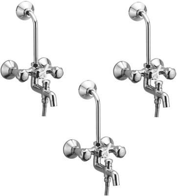 Oleanna ALCOMN-11 Moon Wall Mixer 3 in 1 with 115Mm Bend Pipe and Provision for Over Head and Hand Shower (Disc Fitting | Quarter Turn | Form Flow) (Pack of 3 Pcs) Mixer Faucet(Wall Mount Installation Type)
Oleanna ALCOMN-11 Moon Wall Mixer 3 in 1 with 115Mm Bend Pipe and Provision for Over Head and Hand Shower (Disc Fitting | Quarter Turn | Form Flow) (Pack of 3 Pcs) Mixer Faucet(Wall Mount Installation Type)