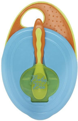 Baby Boo Bowl with spoon - Food Grade plastic(Blue, Green)