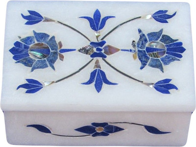Artist Haat Handcrafted Marble With Floral Inlay Grill Work Jewellery Vanity Box(White)
Artist Haat Handcrafted Marble With Floral Inlay Grill Work Jewellery Vanity Box(White)
