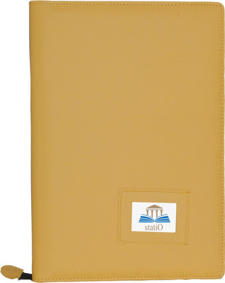 statiO Faux Leather Document File Size B4 with 20 Plastic Leaves(Set Of 1, Yellow)
statiO Faux Leather Document File Size B4 with 20 Plastic Leaves(Set Of 1, Yellow)