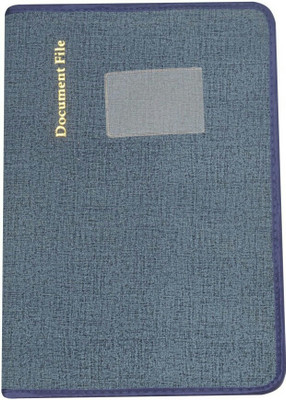 kittu Faux Leather File folder(Set Of 1, Blue)
kittu Faux Leather File folder(Set Of 1, Blue)
