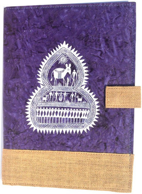 Art Godaam HAND MADE PAPER FILE FOLDER(Set Of 1, Purple)