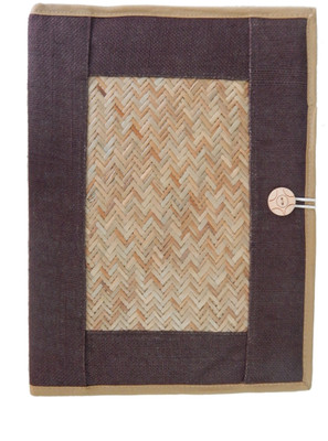 ART ME Jute And Bamboo confrence folder(Set Of 1, Coffee)