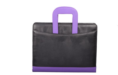 COI Leatherite Briefcase Conference Folder / Document Folder(Set Of 1, Black And Purple)
COI Leatherite Briefcase Conference Folder / Document Folder(Set Of 1, Black And Purple)