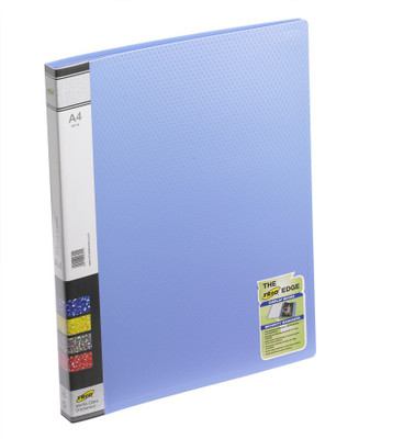 Trio 601A PP Display File 20 Pockets A4(Set Of 2, Blue)