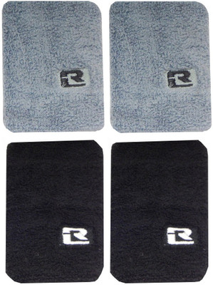 R-Lon Wrist Combination Fitness Band(Grey, Black, Pack of 4), Black;grey