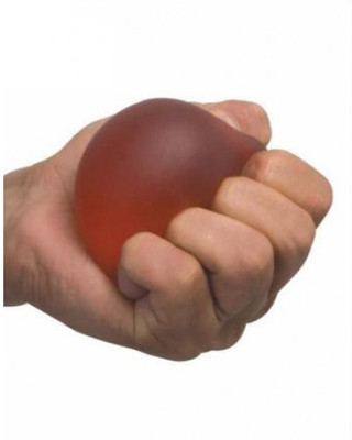 Flamingo Gel exercise ball Foam Ball(Pack of 1, Red), Brown