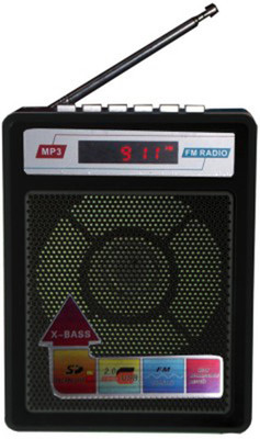 99 Gems Landmark FM Portable/radio with USB/SD MP3 Player+Display FM Radio(Black)
99 Gems Landmark FM Portable/radio with USB/SD MP3 Player+Display FM Radio(Black)