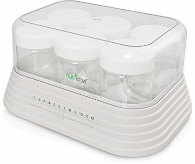 NutriChef PKYM18 - Electronic Yogurt Maker machine - 6 Glass Jars Yogurt Maker(White)
NutriChef PKYM18 - Electronic Yogurt Maker machine - 6 Glass Jars Yogurt Maker(White)