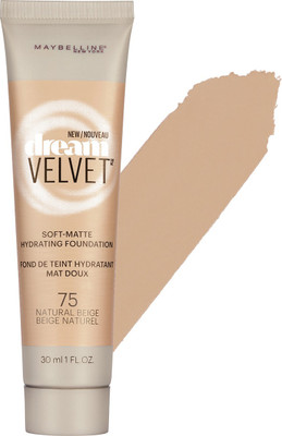 Maybelline New York Dream Velvet Foundation(Natural Beige 75)
Maybelline New York Dream Velvet Foundation(Natural Beige 75)