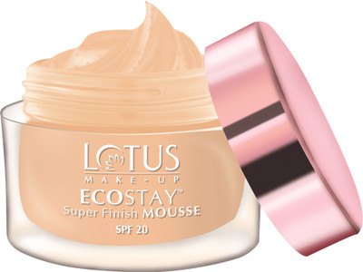 Lotus Make-up Ecostay Super Finish Mousse SPF20 - Royal Pearl, M1 Foundation(Royal Pearl, 15 g)
Lotus Make-up Ecostay Super Finish Mousse SPF20 - Royal Pearl, M1 Foundation(Royal Pearl, 15 g)