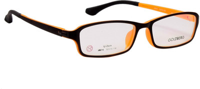 Gold Berg Full Rim Rectangle Frame(52 mm