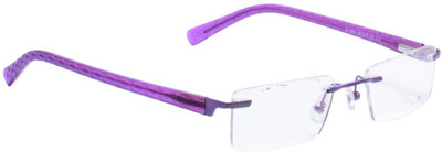 HyderabadOpticians Rimless Rectangle Frame(48 mm
