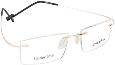 O Positive Rimless Rectangle Frame(50 mm
O Positive Rimless Rectangle Frame(50 mm