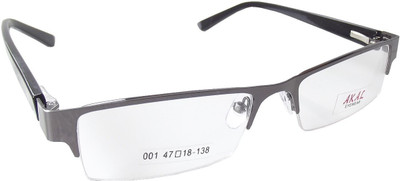 Velvette Half Rim Rectangle Frame(51 mm