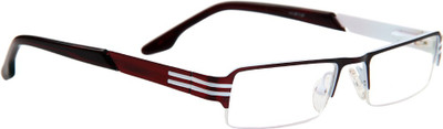 X Eye Half Rim Rectangle Frame(51 mm