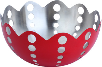 Homeish Stainless Steel Designer Fruit / Bread Basket with Circular Design - 24 Cms Stainless Steel Fruit & Vegetable Basket(Red, Silver)
Homeish Stainless Steel Designer Fruit / Bread Basket with Circular Design - 24 Cms Stainless Steel Fruit & Vegetable Basket(Red, Silver)
