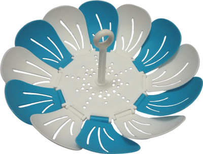 Dhawan Foldable PP (Polypropylene) Fruit & Vegetable Basket(Blue, White)