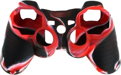Microware DualShock 3 Silicone Sleeve Gaming Accessory Kit(Red & Black, For PS3)