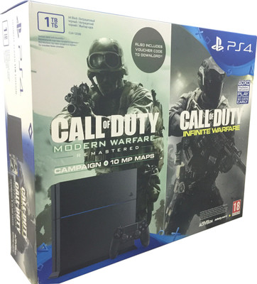 Sony CUH1208B 1 TB GB with CALL OF DUTY INFINITE WARFARE, DOWNLOADABLE MODERN WARFARE(Black)
Sony CUH1208B 1 TB GB with CALL OF DUTY INFINITE WARFARE, DOWNLOADABLE MODERN WARFARE(Black)