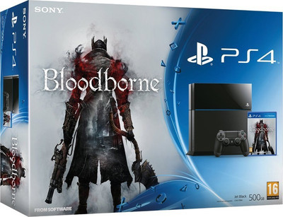 Sony PlayStation 4 (PS4) 500 GB with Bloodborne Bundle(Black)