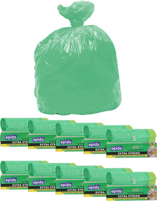 Epido Drawstring Medium 30 L Garbage Bag(Pack of 10)