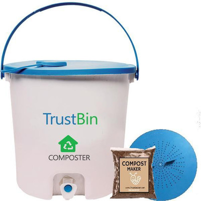 TrustBasket -TrustBin - Indoor composter trial/starter kit ( 14Ltrs ) Garden Tool Kit(2 Tools)
TrustBasket -TrustBin - Indoor composter trial/starter kit ( 14Ltrs ) Garden Tool Kit(2 Tools)