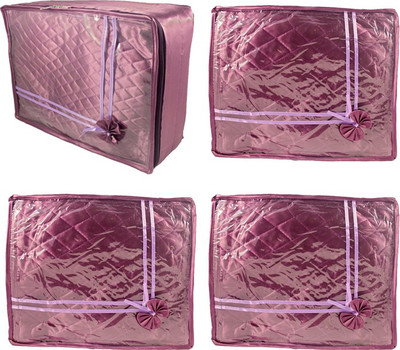 Annapurna Sales Designer Large and Small Saree Covers - Set of 4 Pcs. Purple00138(Purple)
Annapurna Sales Designer Large and Small Saree Covers - Set of 4 Pcs. Purple00138(Purple)