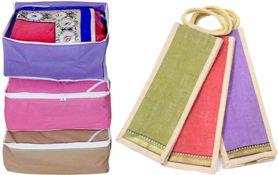 Ombags & More Saree Cover And Jute Bottle Set Of 6 flipon05(Multicolor)
Ombags & More Saree Cover And Jute Bottle Set Of 6 flipon05(Multicolor)