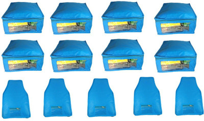 Addyz Plain Combo Of Ladies Large Non - Woven 8saree And 5blouse Cover. Upto 5 - 6SC and 9-10BC each(Blue)
Addyz Plain Combo Of Ladies Large Non - Woven 8saree And 5blouse Cover. Upto 5 - 6SC and 9-10BC each(Blue)
