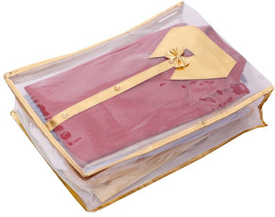 Kuber Industries Shirt Bag(Gold)