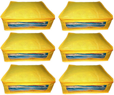 Addyz Plain 6pcs ladies Large Non - woven Saree cover Upto 5 - 6 each(Yellow)
Addyz Plain 6pcs ladies Large Non - woven Saree cover Upto 5 - 6 each(Yellow)