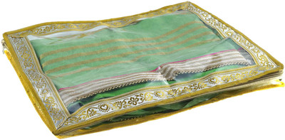Bahurani Boutique Designer Combo of 2 inch Saree Cover 10 pcs(Golden)