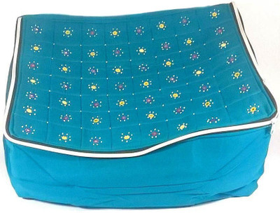 irin Designer Handcrafted Saree Cover IRSCCTMW03(Blue)