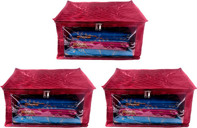 Annapurna Sales Designer 9 Inch Height Side Transparent Big Saree Covers - Set of 3 Pcs. Maroon00213(Maroon)
Annapurna Sales Designer 9 Inch Height Side Transparent Big Saree Covers - Set of 3 Pcs. Maroon00213(Maroon)