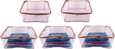 Annapurna Sales Designer 9 Inch Height Full Transparent Big Saree/Blouse & Peticot Cover - Set of 5 Pcs. Golden00483(Golden)
Annapurna Sales Designer 9 Inch Height Full Transparent Big Saree/Blouse & Peticot Cover - Set of 5 Pcs. Golden00483(Golden)