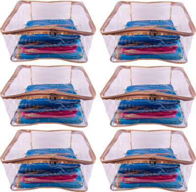 Annapurna Sales Designer 9 Inch Height Full Transparent Big Saree Covers - Set of 6 Pcs. Golden00459(Golden)
Annapurna Sales Designer 9 Inch Height Full Transparent Big Saree Covers - Set of 6 Pcs. Golden00459(Golden)