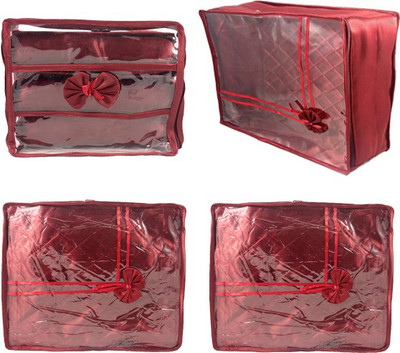 Annapurna Sales Designer Large & Small Saree Covers and Churi/Bangles Case - Set of 4 Pcs. Maroon00205(Maroon)
Annapurna Sales Designer Large & Small Saree Covers and Churi/Bangles Case - Set of 4 Pcs. Maroon00205(Maroon)