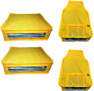Addyz Plain Combo of ladies Large Non - woven 2Saree and 2Blouse Cover. Upto 5 - 6SC and 9-10BC each(Yellow)
Addyz Plain Combo of ladies Large Non - woven 2Saree and 2Blouse Cover. Upto 5 - 6SC and 9-10BC each(Yellow)
