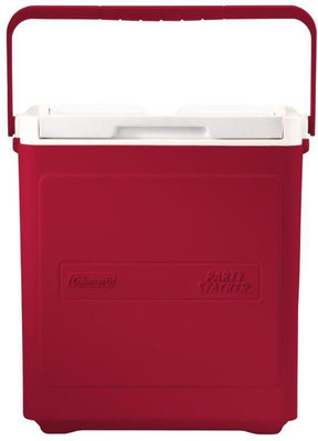Coleman Party Stacker Cooler, 17-Liter (Red) Cooler(Red, 17 L)