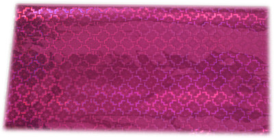 Gathbandhan 3d Holographic Plastic Gift Wrapper(Pink)