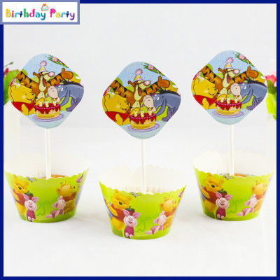 Funcart Winnie The Pooh theme cup cake wrapper Pooh paper Gift Wrapper(Mutlicolor)
Funcart Winnie The Pooh theme cup cake wrapper Pooh paper Gift Wrapper(Mutlicolor)