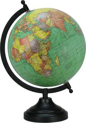 Globeskart Designer Patina Green Texture Desk and Table Top Political World Globe(Medium Green)
Globeskart Designer Patina Green Texture Desk and Table Top Political World Globe(Medium Green)