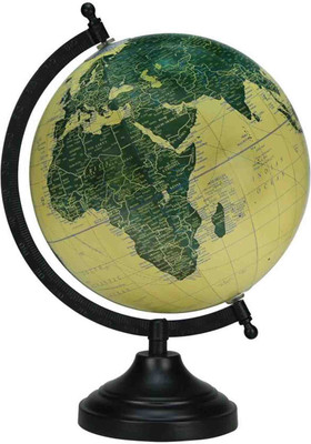 ThunderFit Original Globe Table Top Political World Globe(Medium Green)