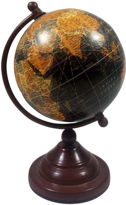 MH Blue Ocean Brown Base Desk & Table Top Political World Globe(Medium Black)
MH Blue Ocean Brown Base Desk & Table Top Political World Globe(Medium Black)
