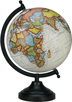Globeskart Designer Cream Multicolour Desk and Table Top Political World Globe(Medium Cream)
Globeskart Designer Cream Multicolour Desk and Table Top Political World Globe(Medium Cream)
